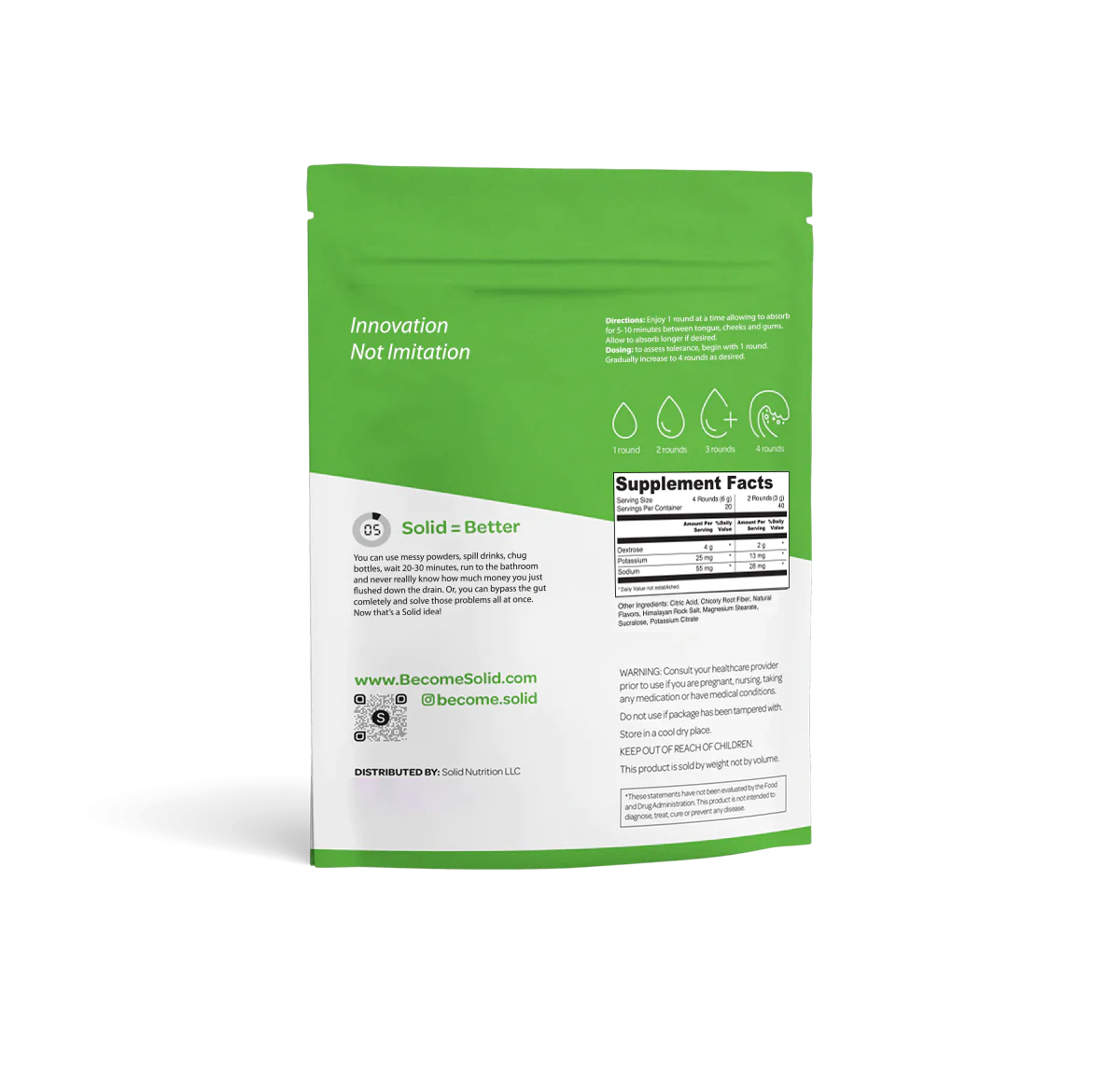 Solid Hydration Electrolyte Tablets Lemon-Lime Flavor - 1 Whole Pallet - 60,000 Tablets - Image 2