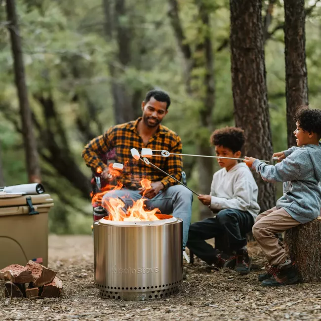 Solo Stove Stainless Steel Bonfire Backyard Bundle 2.0 - Portable &amp; "Smokeless" - Image 6
