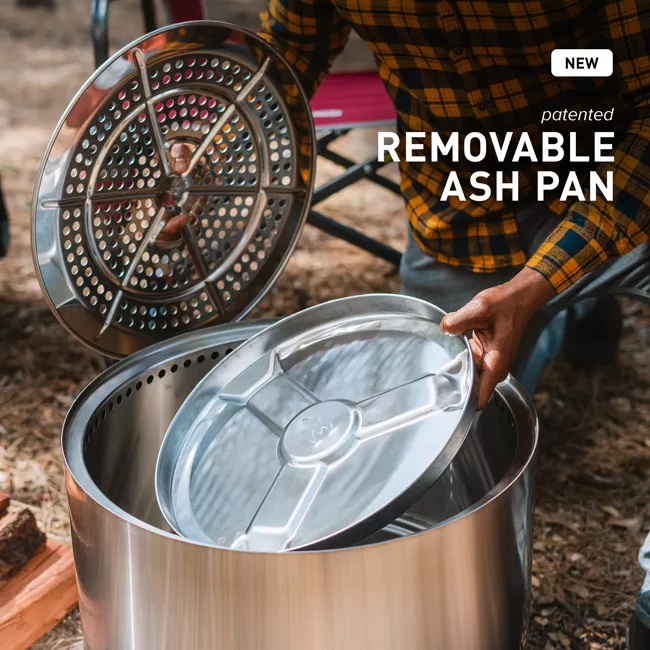 Solo Stove Stainless Steel Bonfire Essential Bundle 2.0 - Portable &amp; "Smokeless" - Image 2
