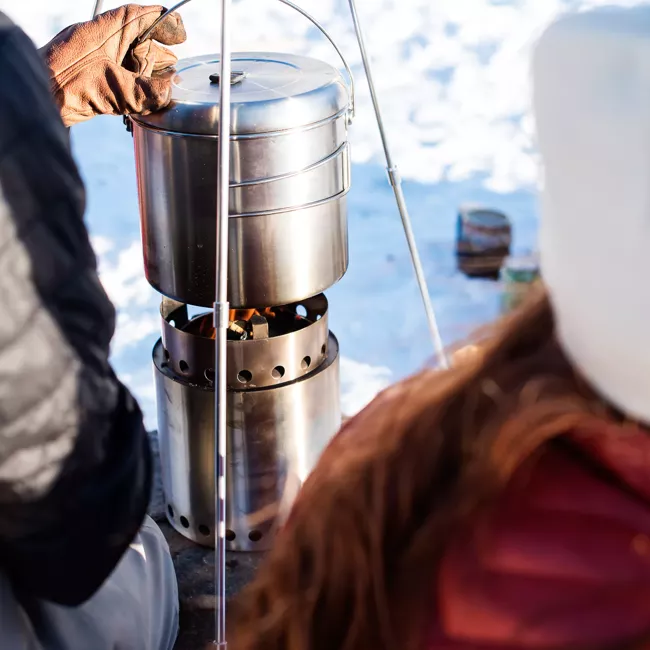 Solo Stove Stainless Steel Campfire Camp Stove Gear Kit - Portable & "Smokeless" - Image 2