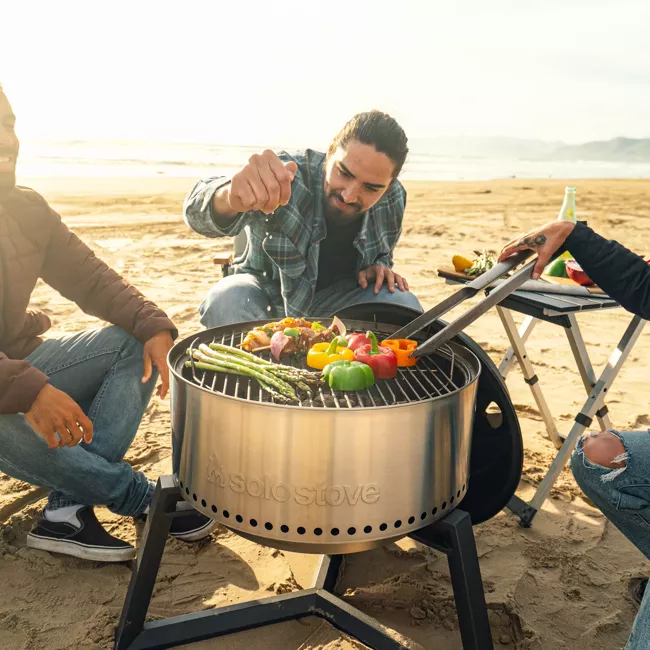 Solo Stove Stainless Steel Grill Ultimate Bundle - Portable &amp; "Smokeless" - Image 3
