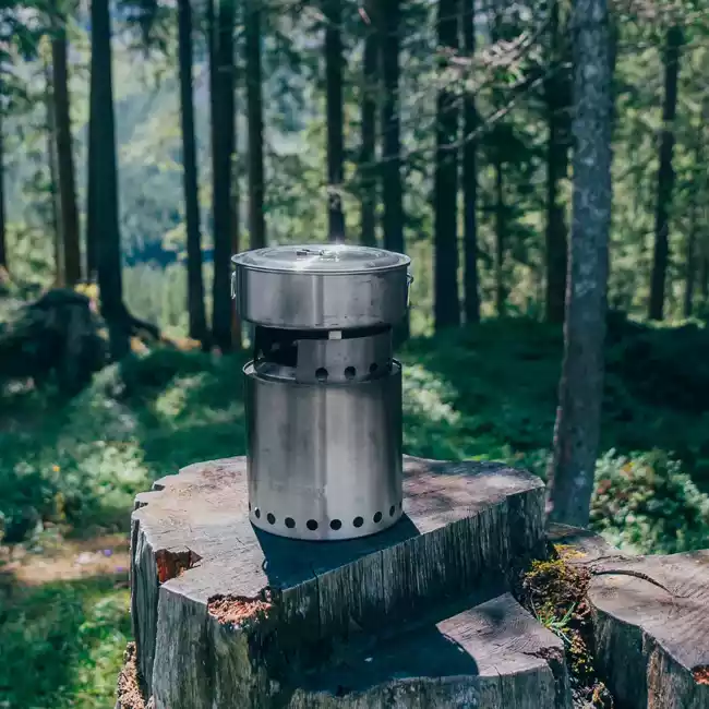 Solo Stove Stainless Steel Lite Camp Stove Gear Kit - Portable & "Smokeless" - Image 3