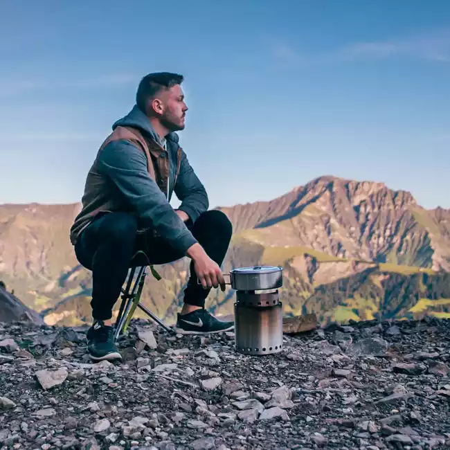Solo Stove Stainless Steel Lite Camp Stove Gear Kit - Portable & "Smokeless" - Image 4