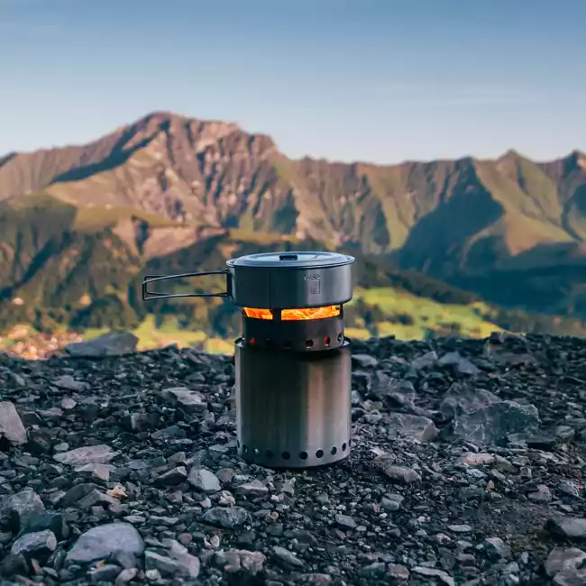 Solo Stove Stainless Steel Lite Camp Stove Gear Kit - Portable & "Smokeless" - Image 5