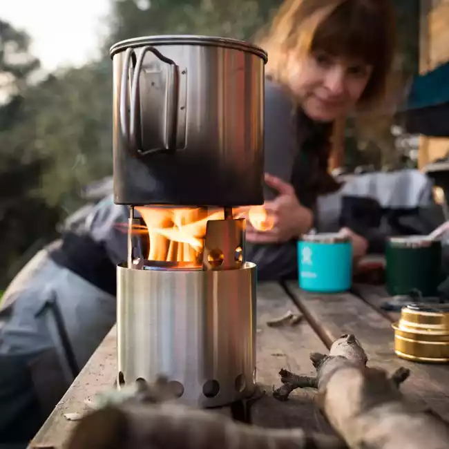 Solo Stove Stainless Steel Lite Camp Stove Gear Kit - Portable & "Smokeless" - Image 8