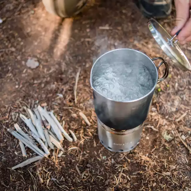 Solo Stove Stainless Steel Lite Camp Stove - Portable &amp; "Smokeless" - Image 4