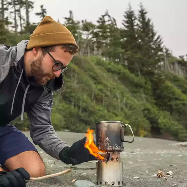 Solo Stove Stainless Steel Lite Camp Stove - Portable &amp; "Smokeless" - Image 5
