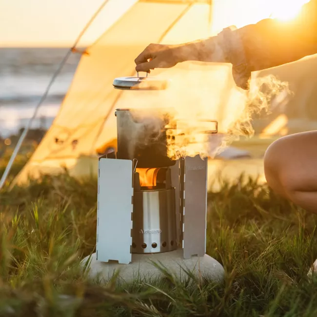 Solo Stove Stainless Steel Titan Camp Stove Gear Kit - Portable & "Smokeless" - Image 3