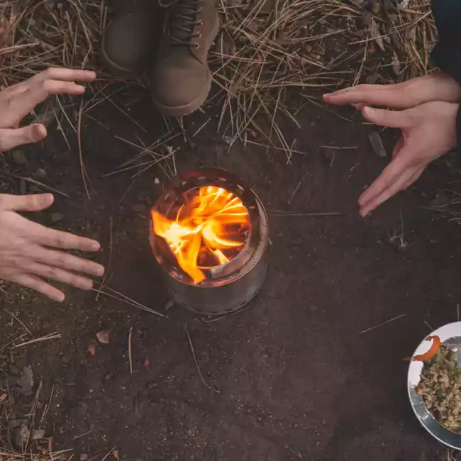 Solo Stove Stainless Steel Titan Camp Stove - Portable &amp; "Smokeless" - Image 4