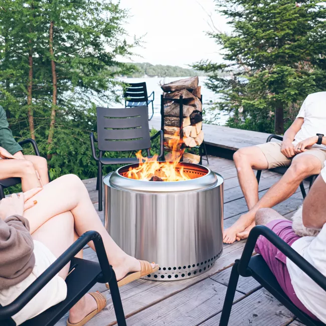 Solo Stove Stainless Steel Yukon + Stand 2.0 - Portable & "Smokeless" - Image 3