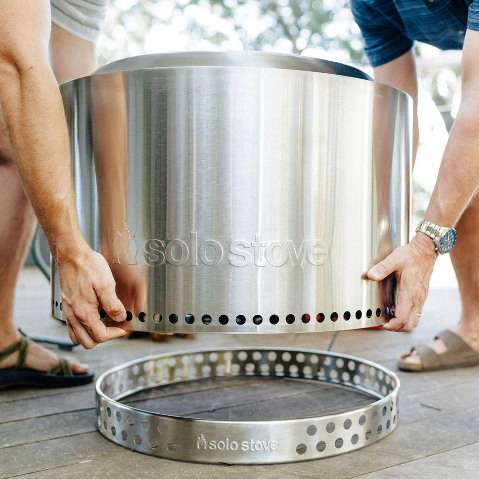 Solo Stove Yukon 1.0 Backyard Bundle - Stainless Steel Fire Pit - 27" Diameter - Portable &amp; "Smokeless" - Image 8