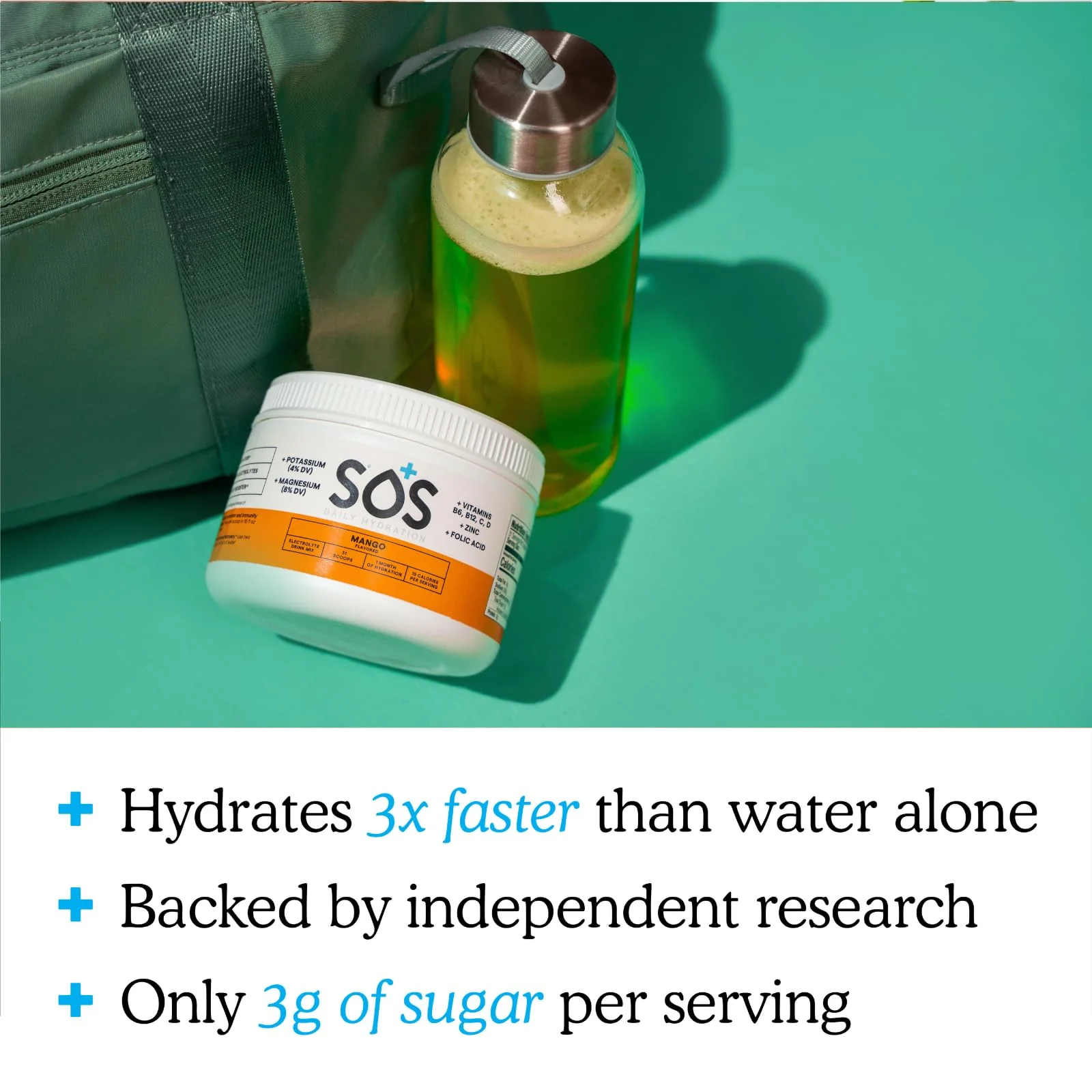 SOS Hydration - Mango - 31 Serving - Image 3