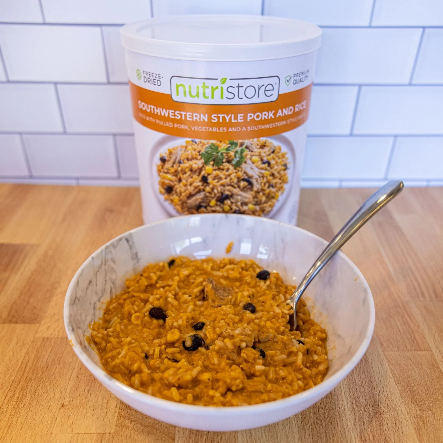 Southwestern Style Pork and Rice Freeze Dried - #10 Can - Image 7
