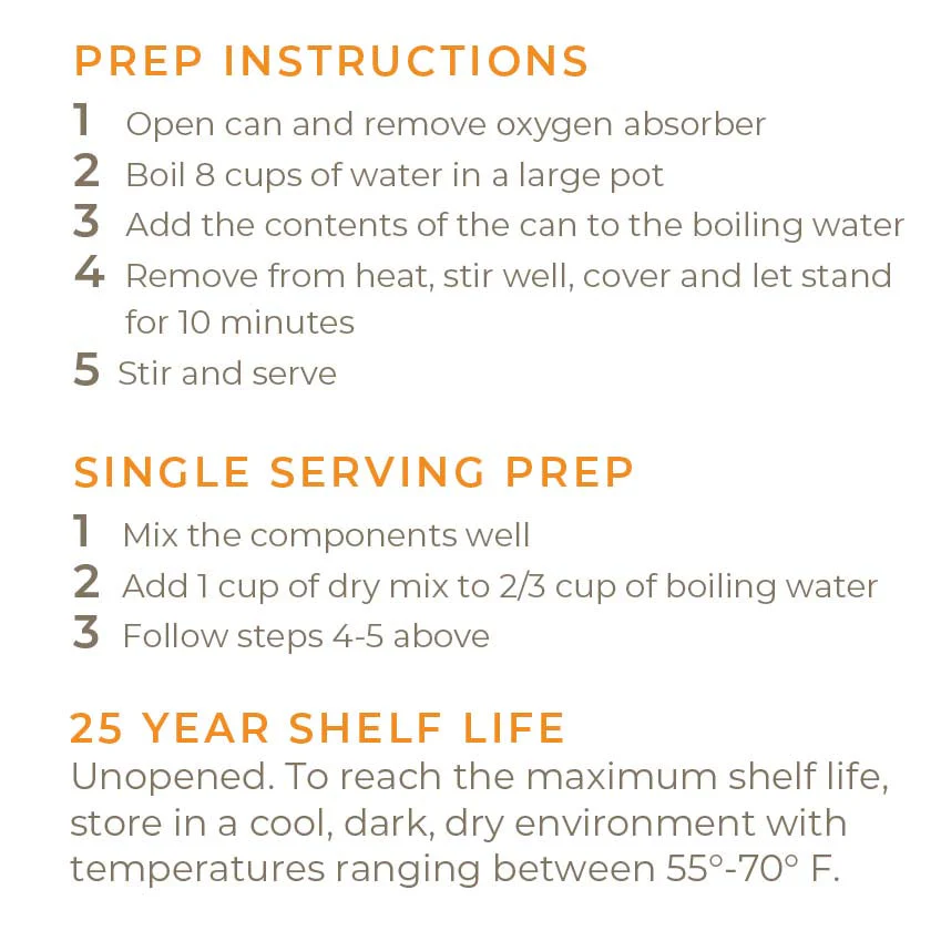 Southwestern Style Pork and Rice Freeze Dried - #10 Can - Image 8