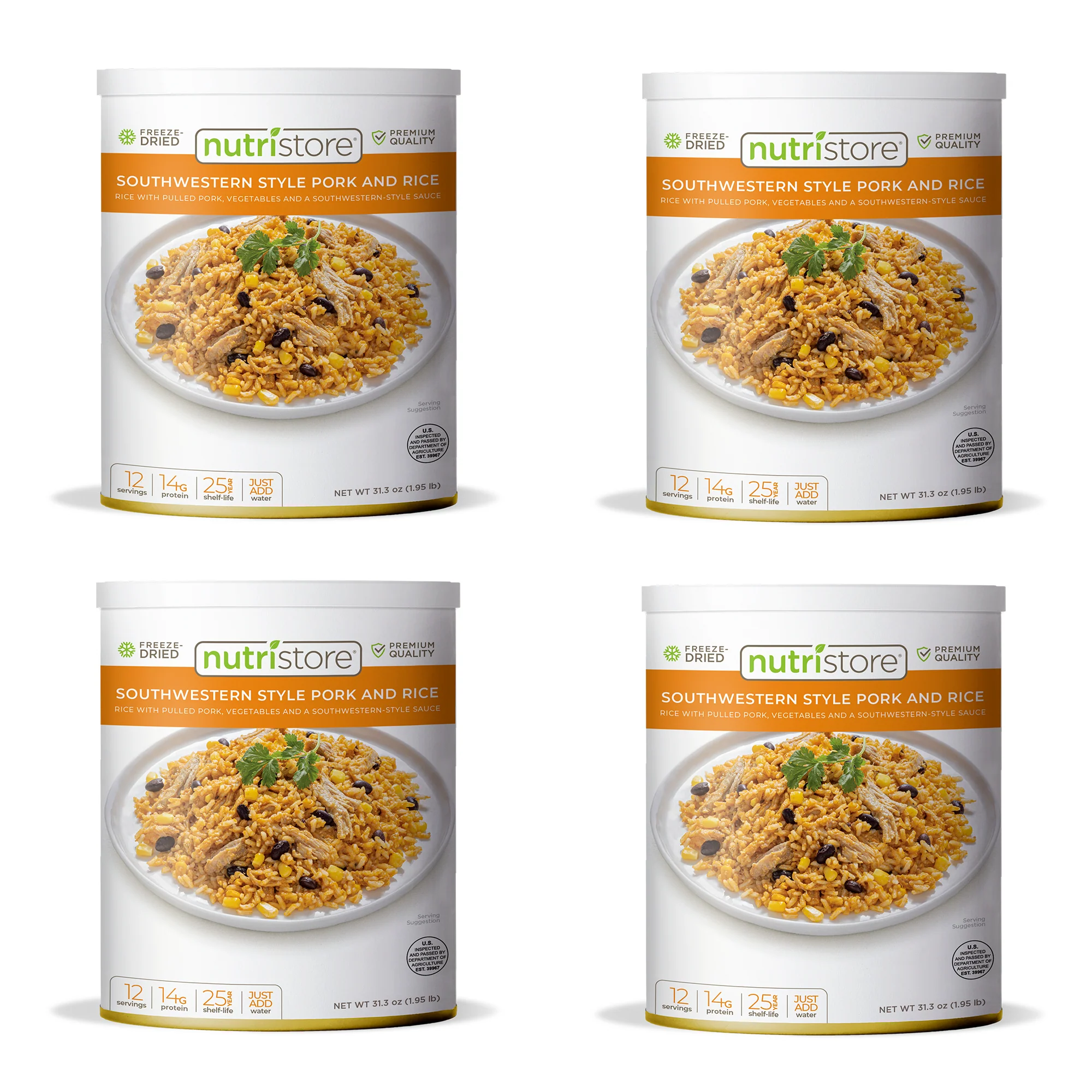 Southwestern Style Pork and Rice Freeze Dried - #10 Can - Image 9