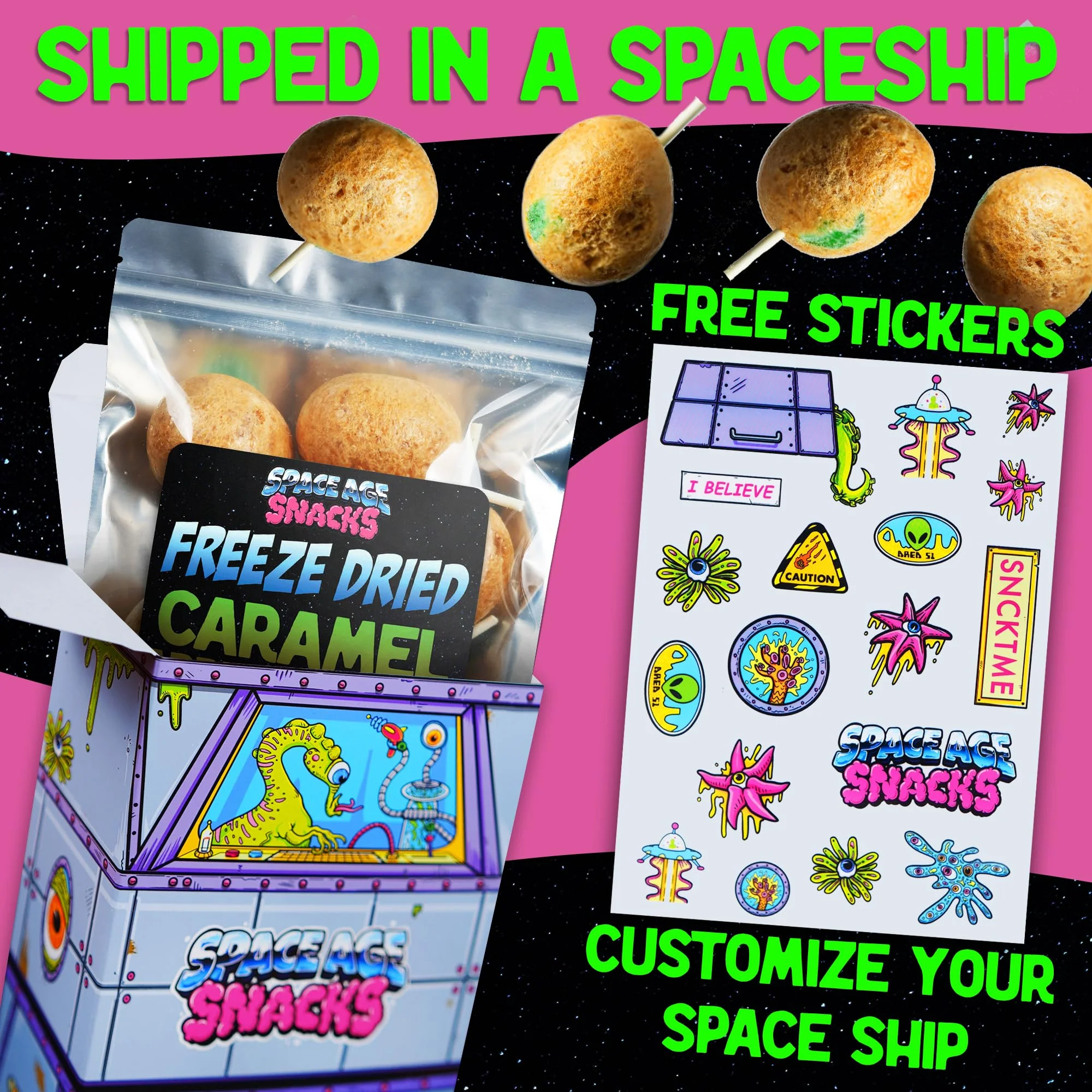 Space Age Snacks - Variety 4 pack - Image 3