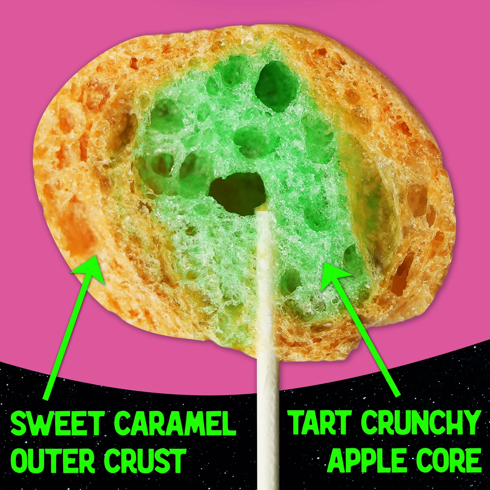 Space Age Snacks - Caramel Apple Comets 7 oz - Single Pack - Image 3