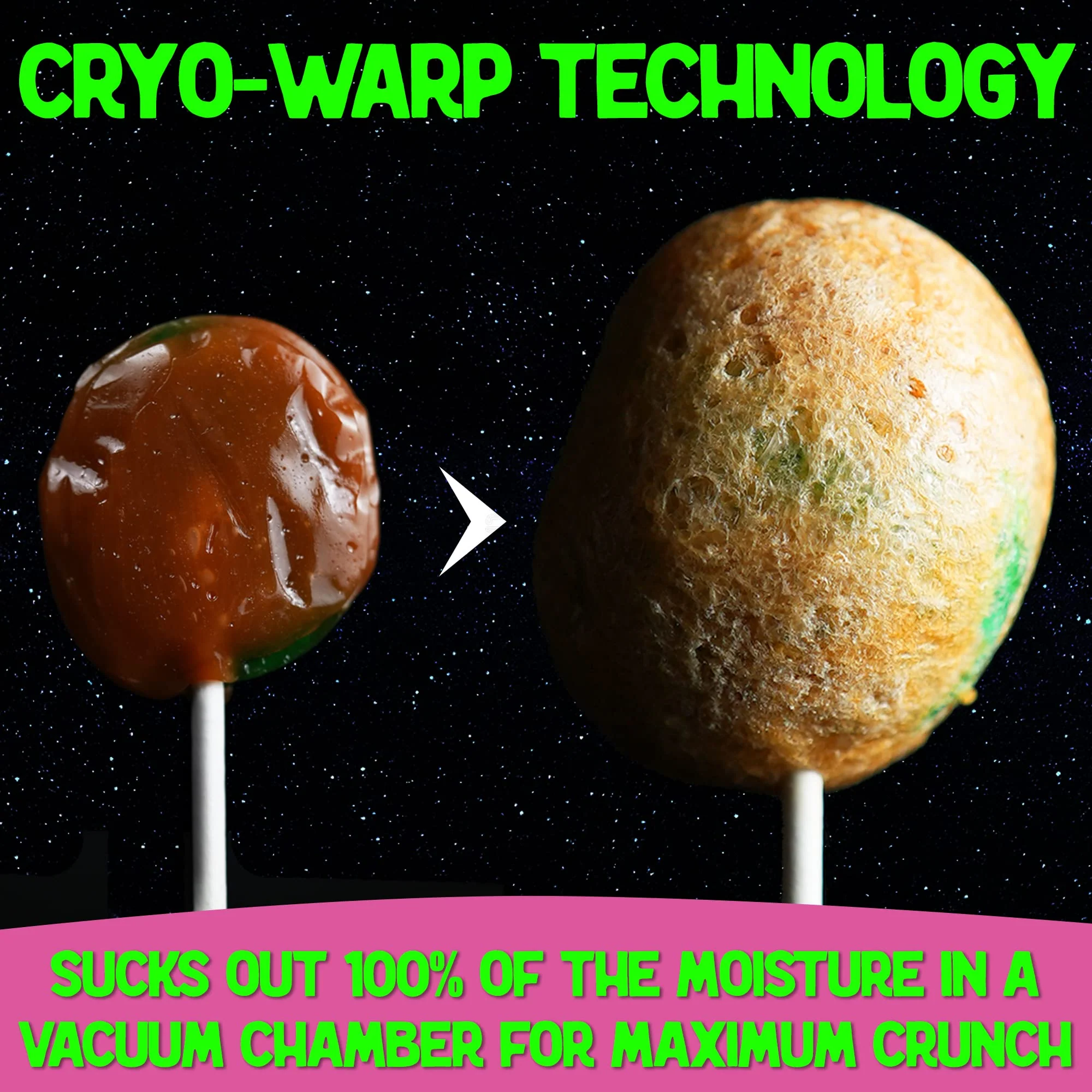 Space Age Snacks - Caramel Apple Comets 7 oz - Single Pack - Image 4
