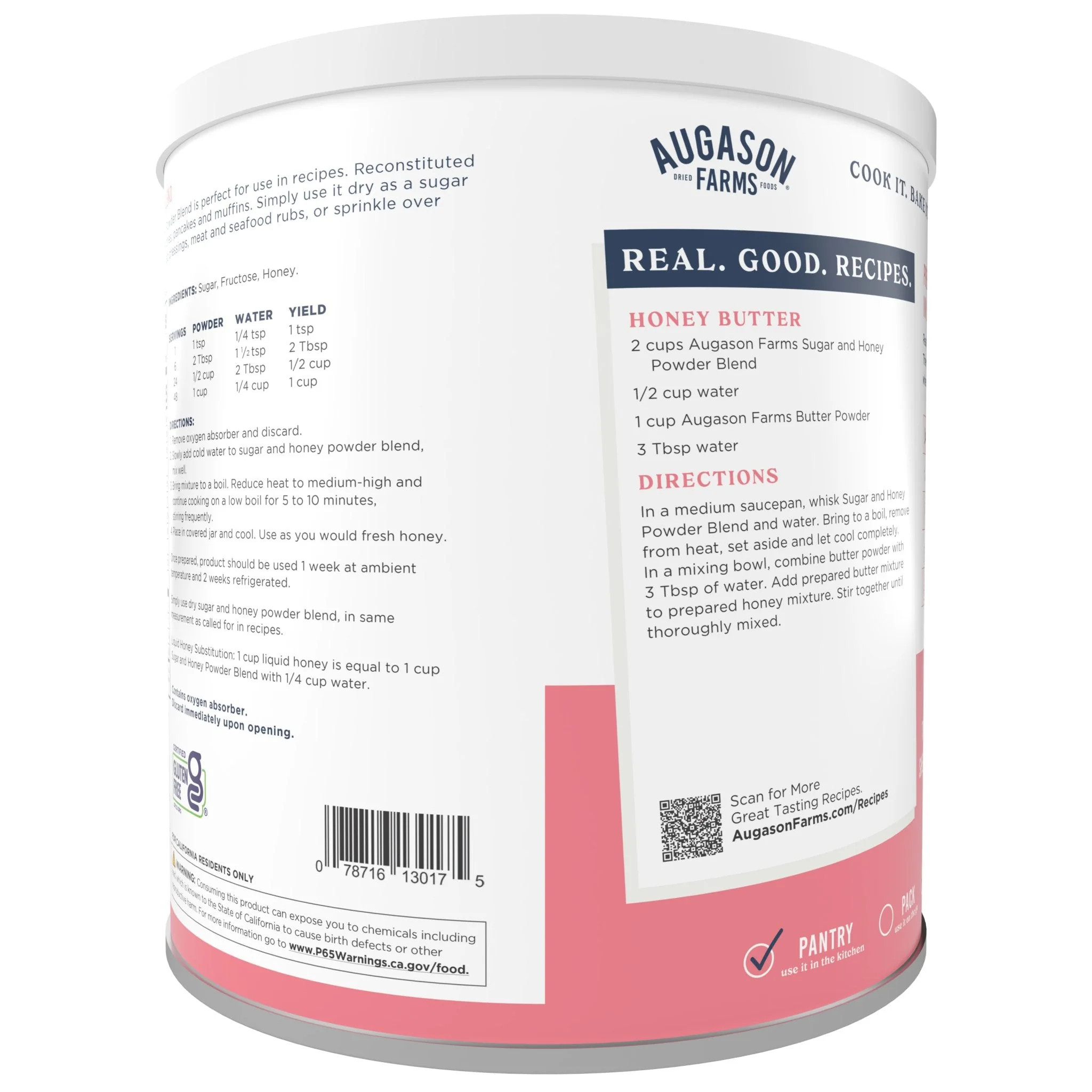 Sugar & Honey Powder Blend Can, 227 Servings - Image 2