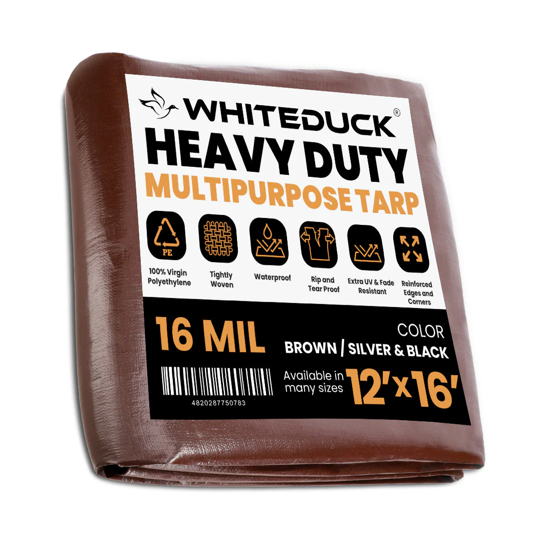 Super Heavy Duty Poly Tarp Cover Thick 16 Mil, 8 oz - Image 14