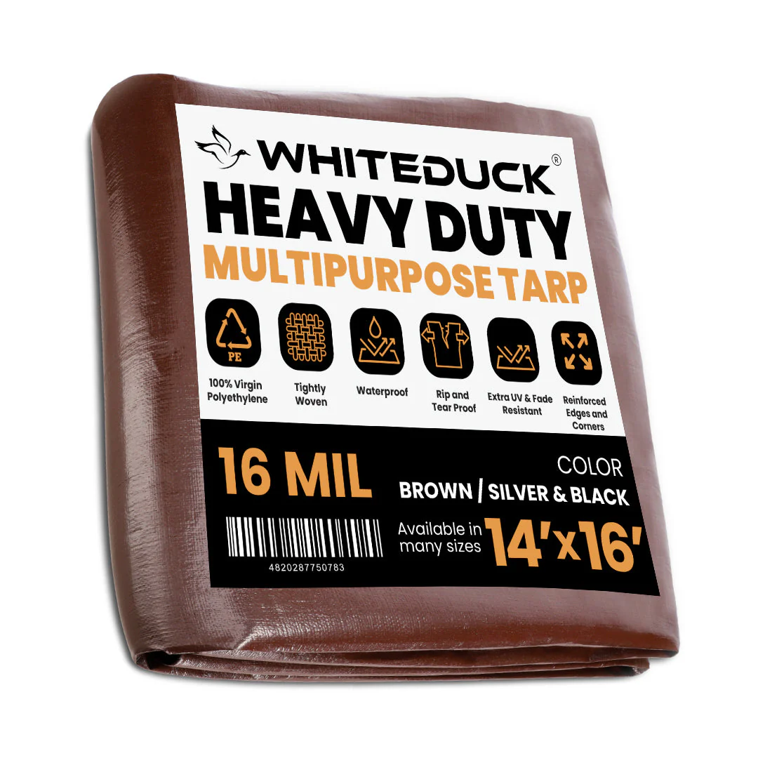 Super Heavy Duty Poly Tarp Cover Thick 16 Mil, 8 oz - Image 17