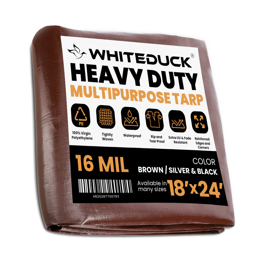 Super Heavy Duty Poly Tarp Cover Thick 16 Mil, 8 oz - Image 20