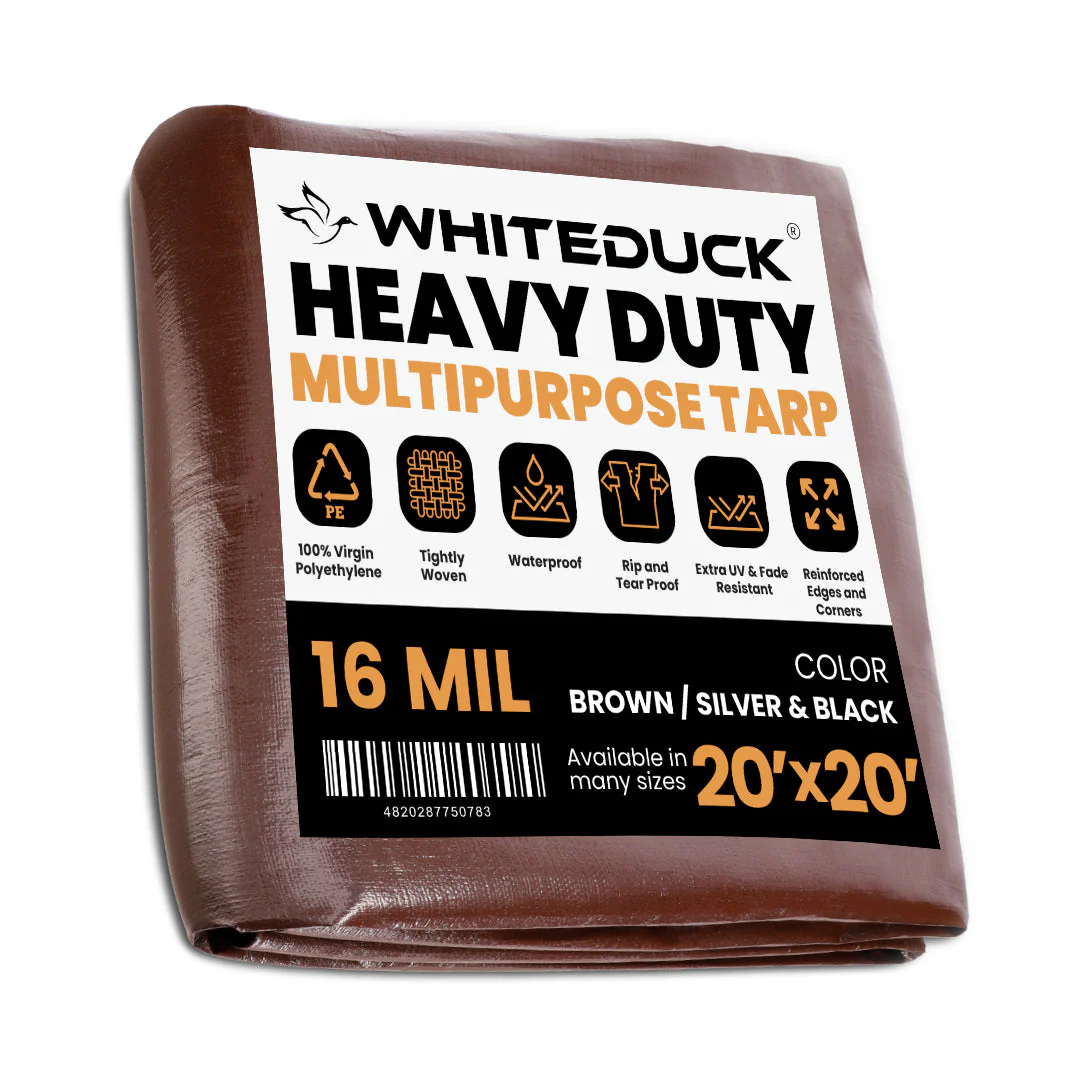 Super Heavy Duty Poly Tarp Cover Thick 16 Mil, 8 oz - Image 21