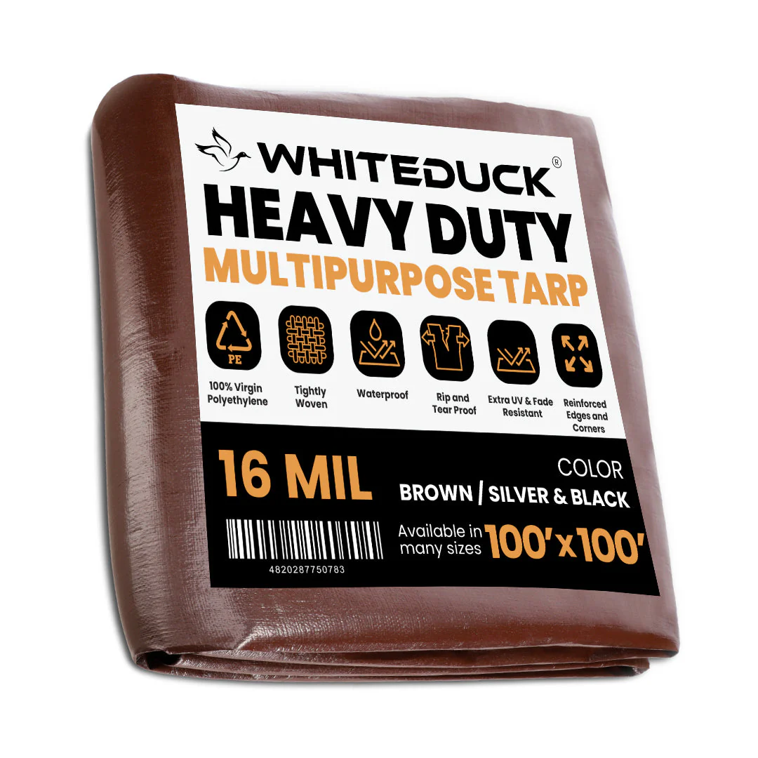 Super Heavy Duty Poly Tarp Cover Thick 16 Mil, 8 oz - Image 29