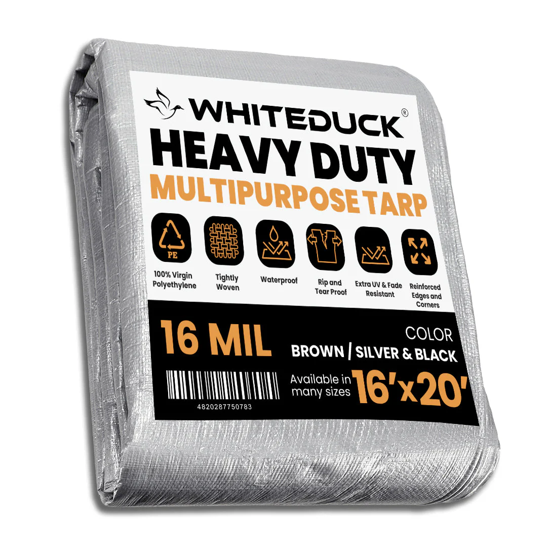 Super Heavy Duty Poly Tarp Cover Thick 16 Mil, 8 oz - Image 42