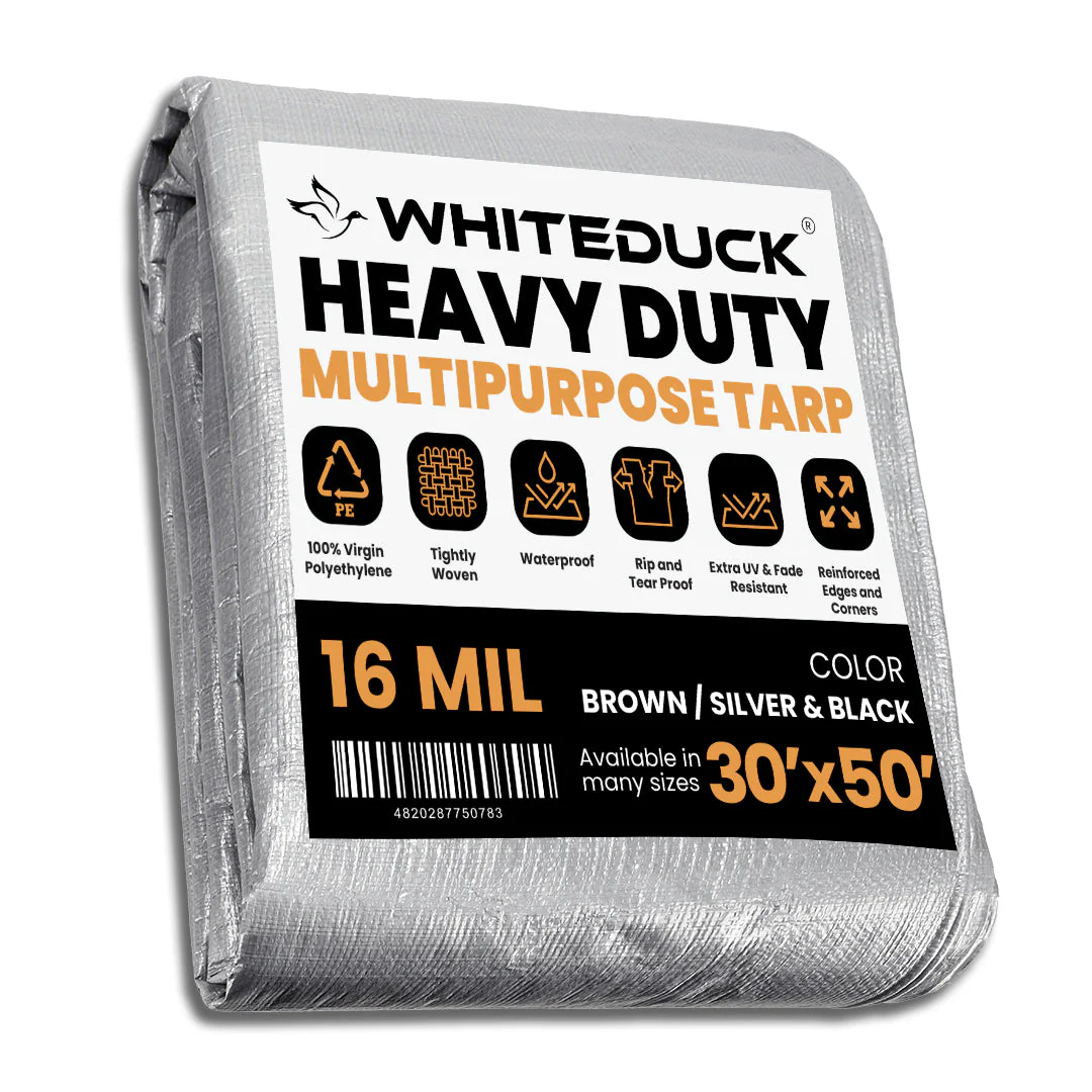 Super Heavy Duty Poly Tarp Cover Thick 16 Mil, 8 oz - Image 49