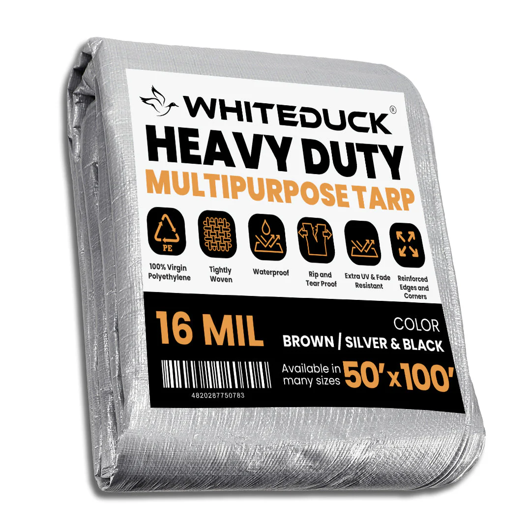 Super Heavy Duty Poly Tarp Cover Thick 16 Mil, 8 oz - Image 51