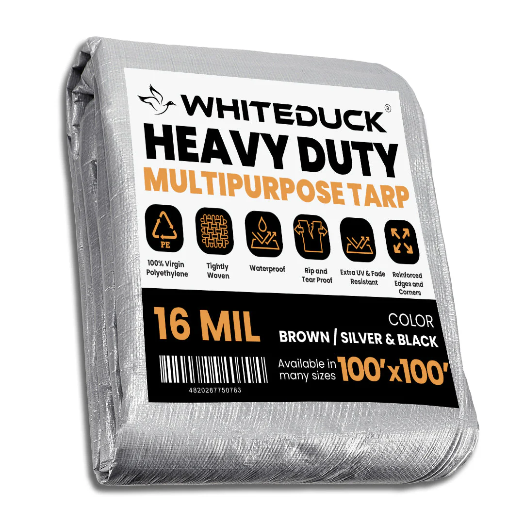 Super Heavy Duty Poly Tarp Cover Thick 16 Mil, 8 oz - Image 52