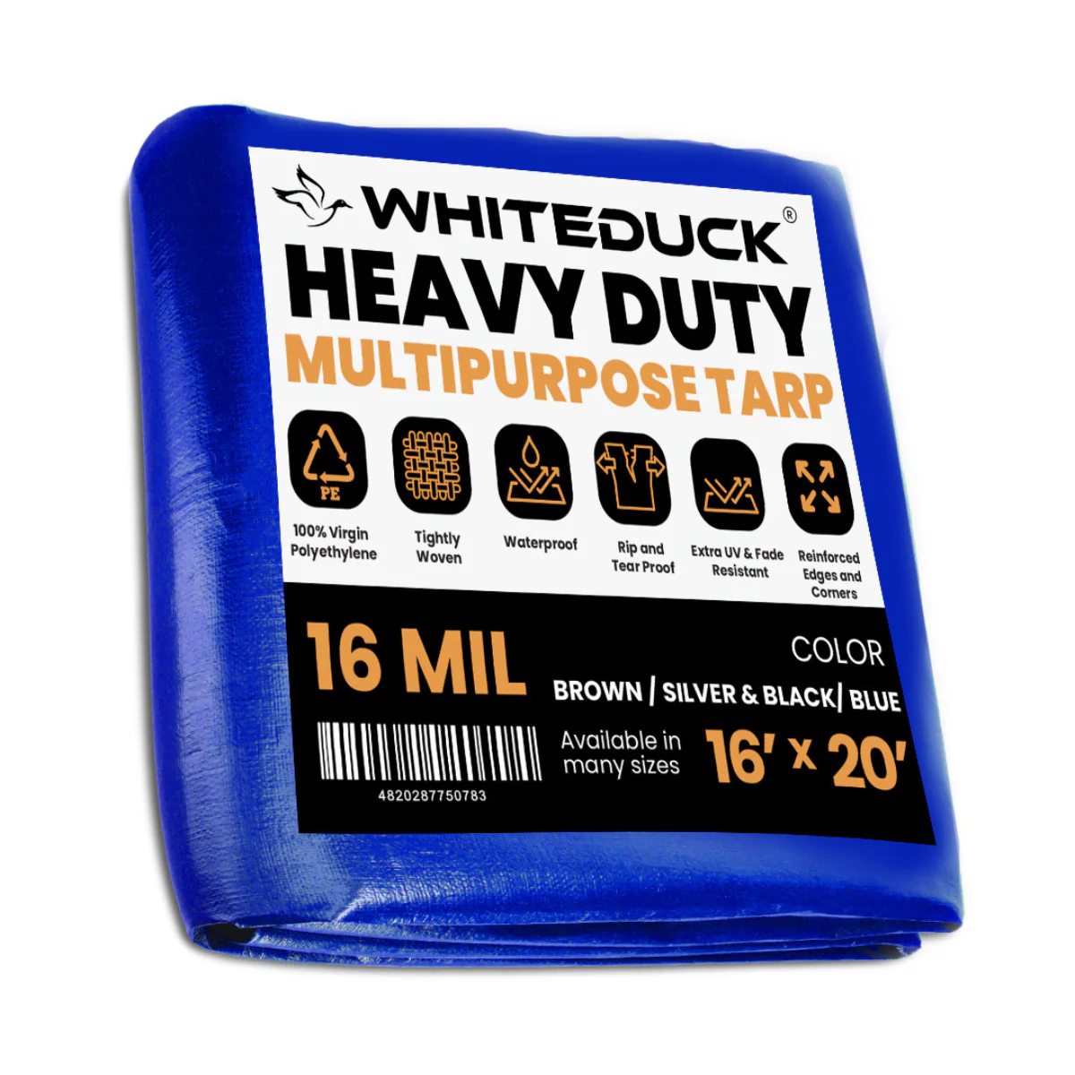 Super Heavy Duty Poly Tarp Cover Thick 16 Mil, 8 oz - Image 57