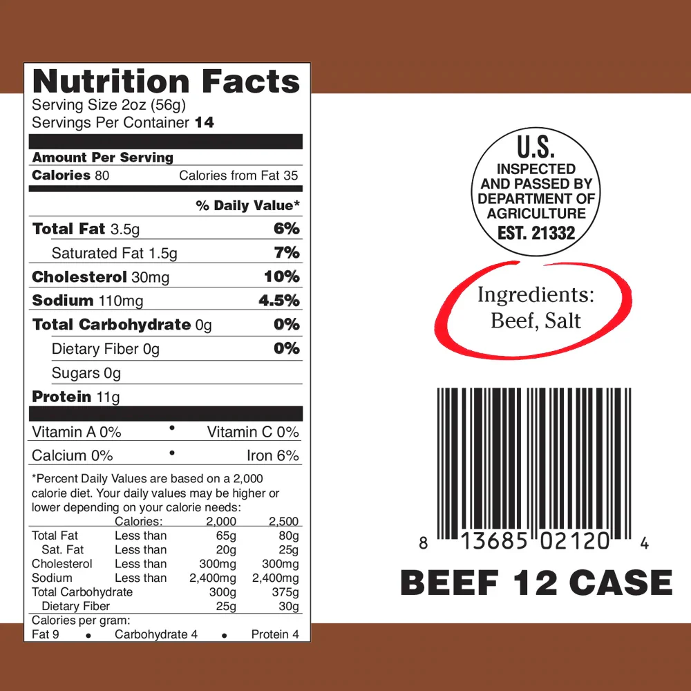 Survival Fresh Meats - Beef 28 oz Cans - Case of 12 - Image 8