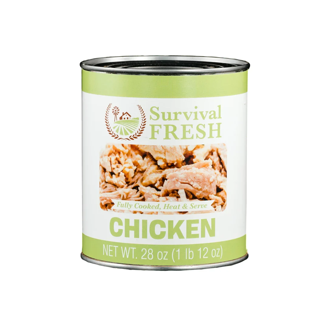 Survival Fresh Meats - Chicken Canned Meat 28 oz Cans - Case of 12 - Image 7