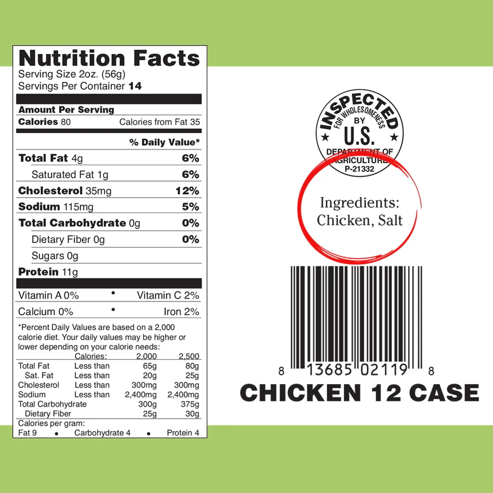 Survival Fresh Meats - Chicken Canned Meat 28 oz Cans - Case of 12 - Image 9