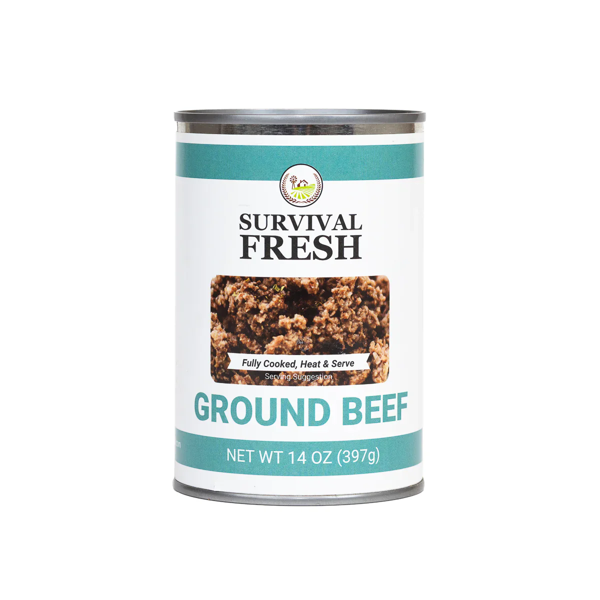 Survival Fresh Meats - Ground Beef Canned Meat 14 oz Cans - Case of 12 - Image 2