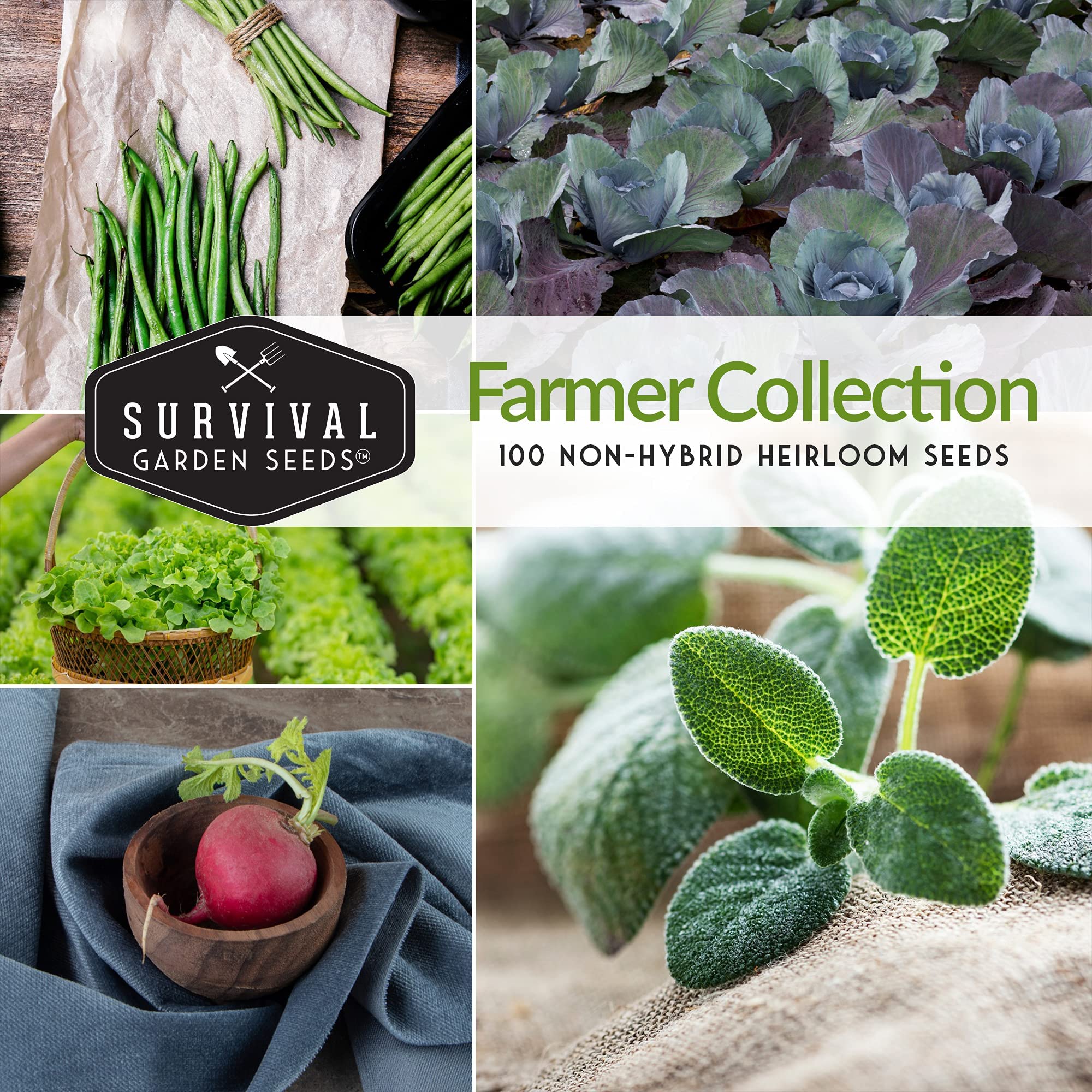 Survival Garden Seeds Farmer Seed Vault - 100 Seed Varieties - Image 4
