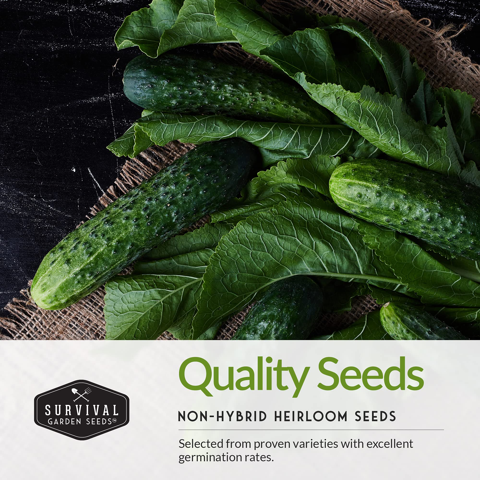 Survival Garden Seeds Vegetable Garden Collection 15 Heirloom Vegetables Seed Varieties - Image 3