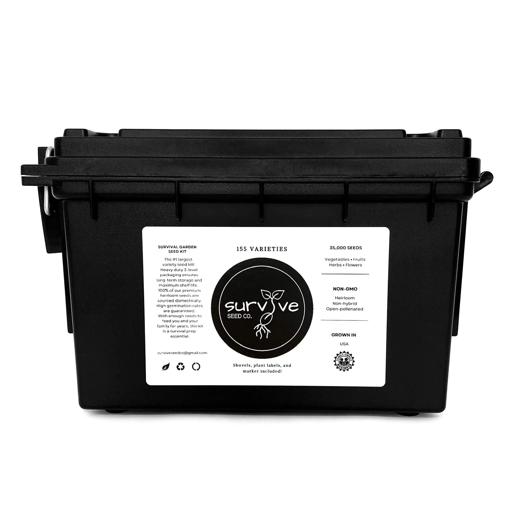 Survival Seed Kit - 155 Varieties - (Over 35,000 Heirloom Seeds) - Image 3
