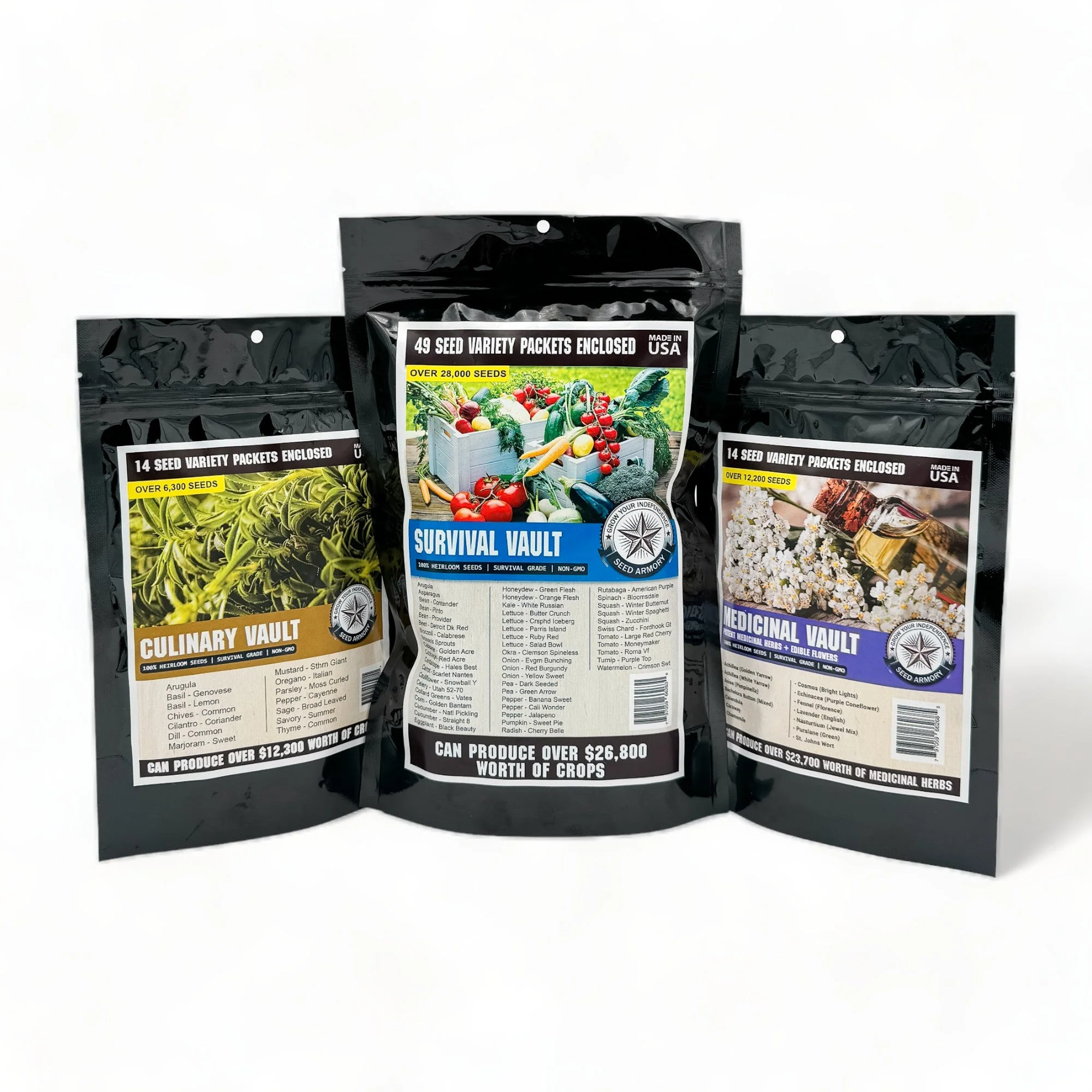 Survival Seed Vault Super Kit - 77 Varieties - Image 2