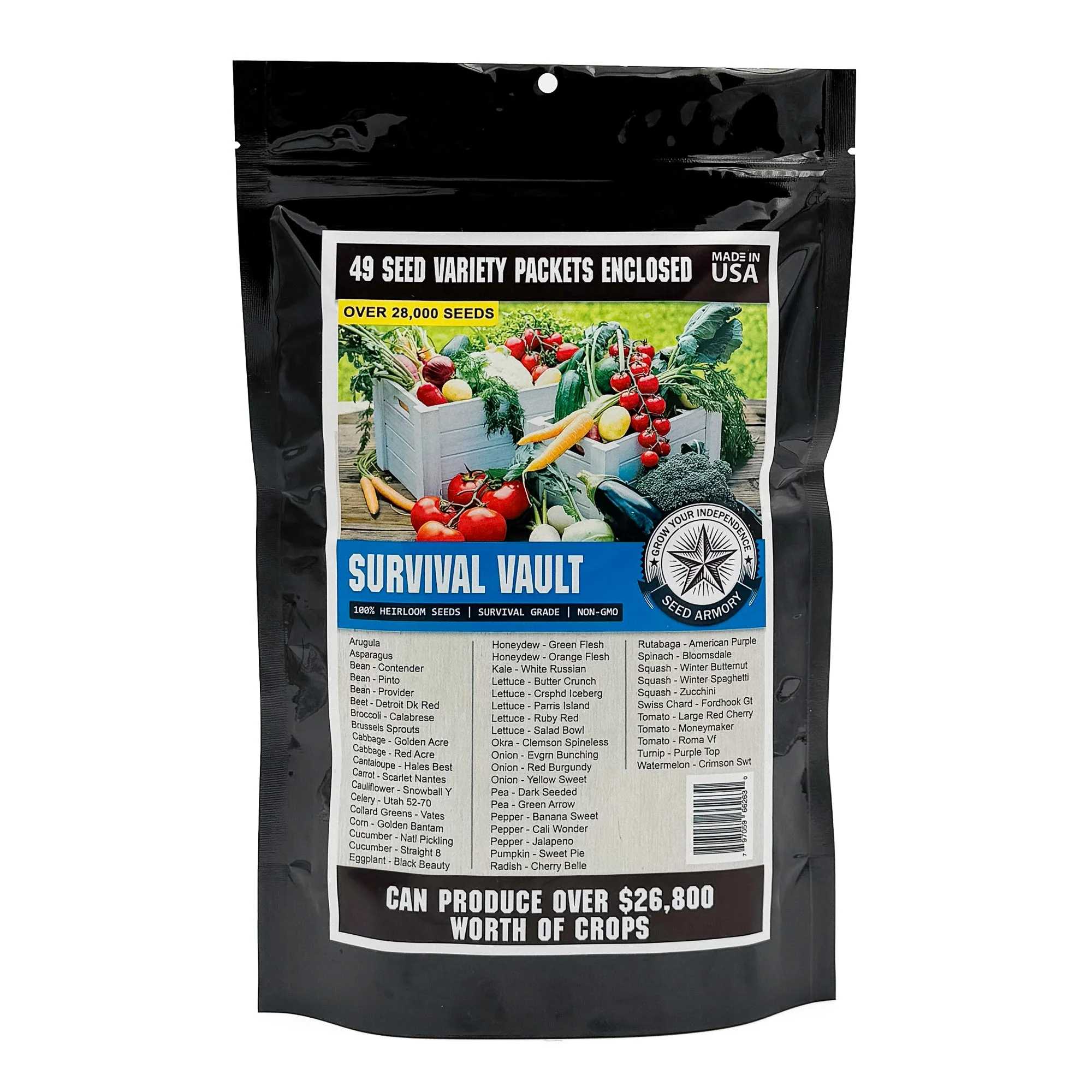 Survival Seed Vault Super Kit - 77 Varieties - Image 6