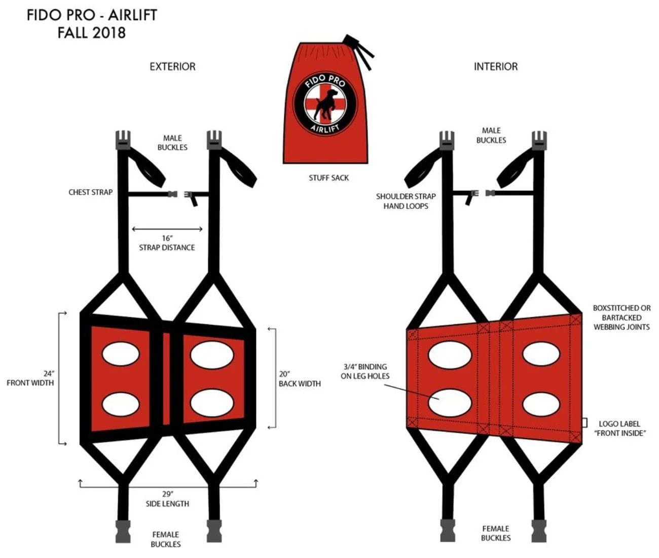 The Airlift - K9 Rescue Sling - Image 15