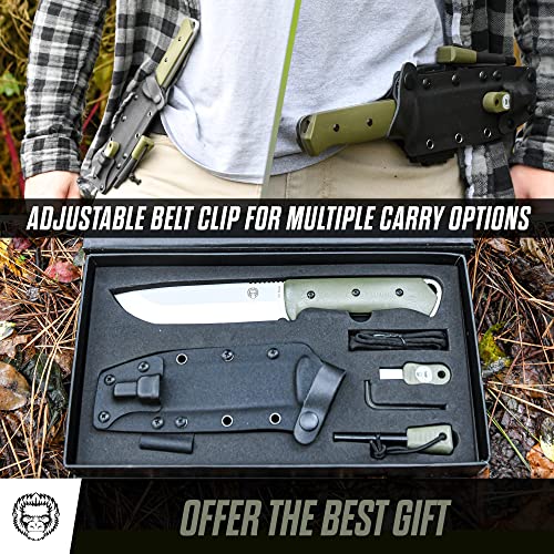 The Bushwhacker D2 Steel Bushcraft Survival Knife Gift Set (Selection) - Image 7