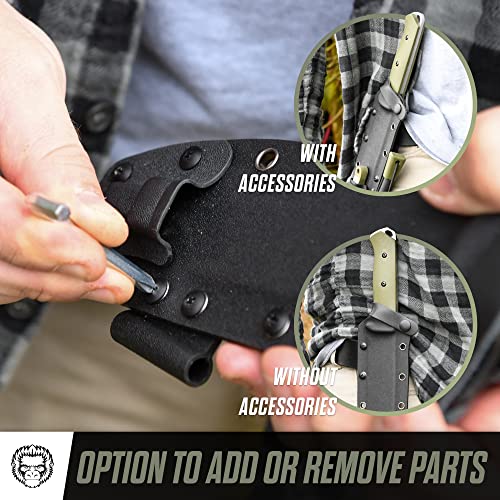 The Bushwhacker D2 Steel Bushcraft Survival Knife Gift Set (Selection) - Image 9