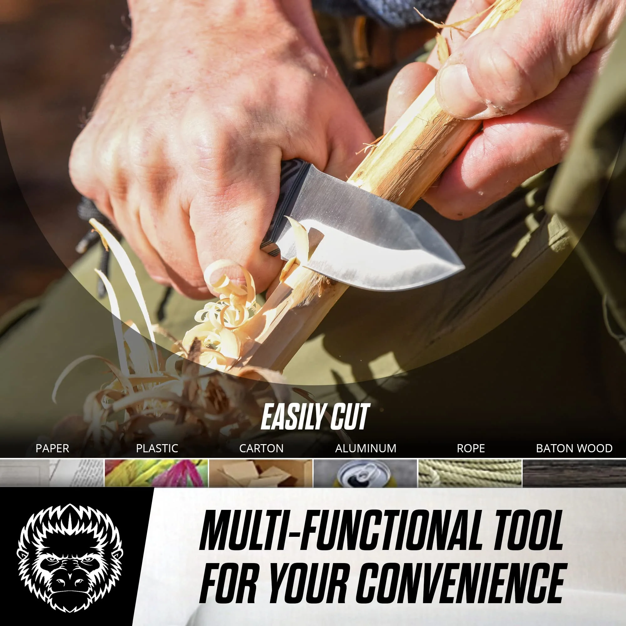 The Naked Silverback Survival Knife Giftset for Men - Image 5