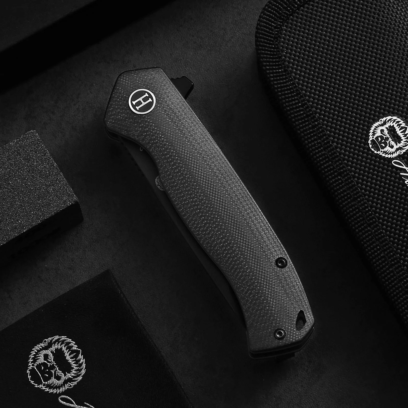 The Pathfinder Folding Pocket Knife Giftset for Men and Women (Black and Blue) - Image 5