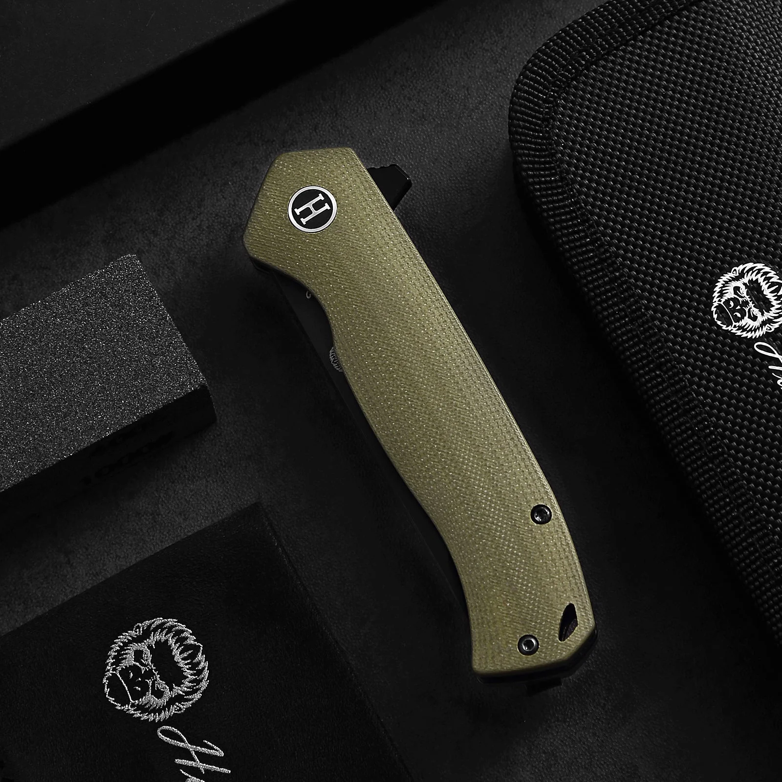 The Pathfinder Folding Pocket Knife Giftset for Men and Women (Green and Silver) - Image 5