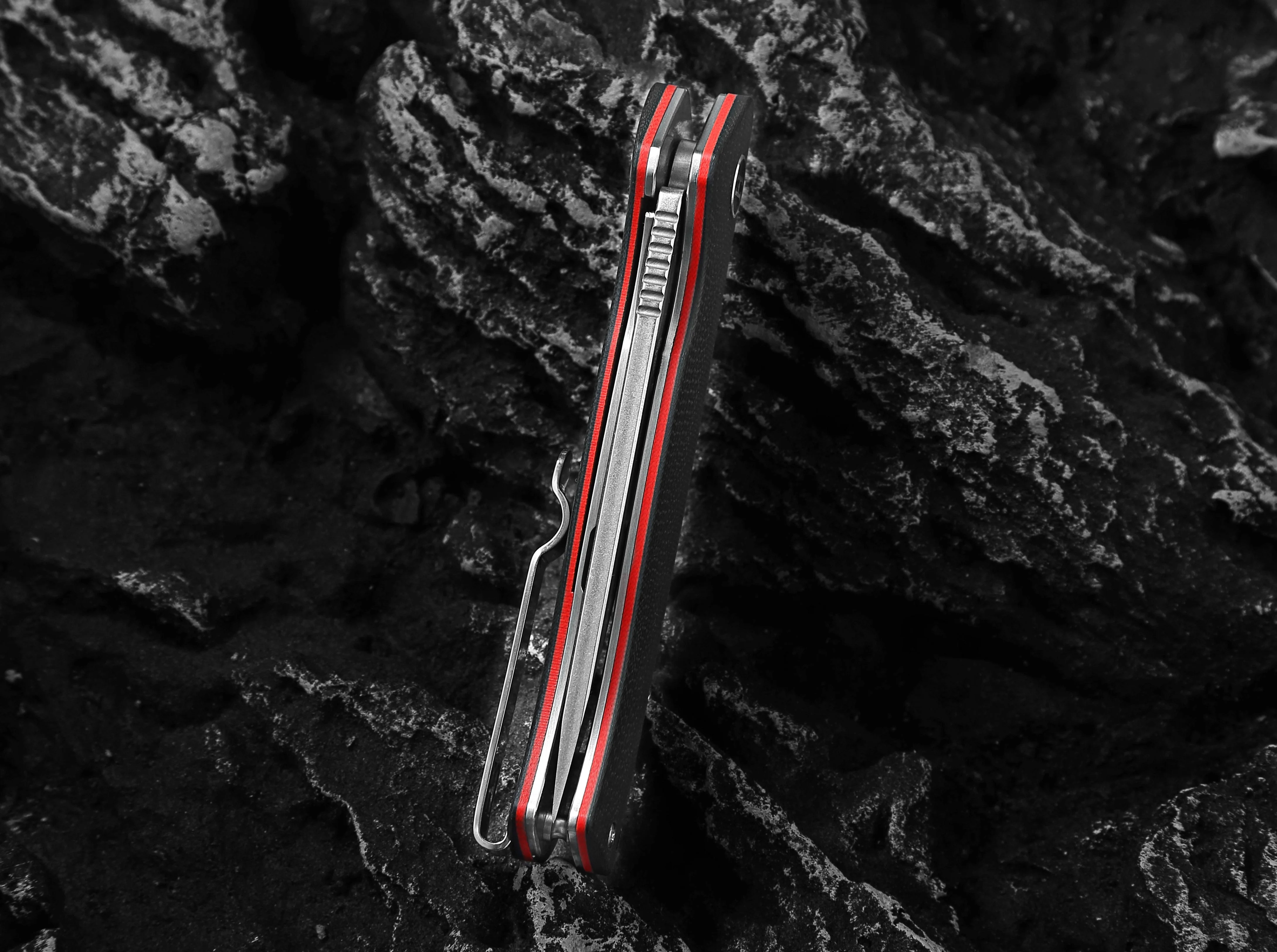 The Pathfinder Folding Pocket Knife Giftset for Men and Women (Silver and Red) - Image 8