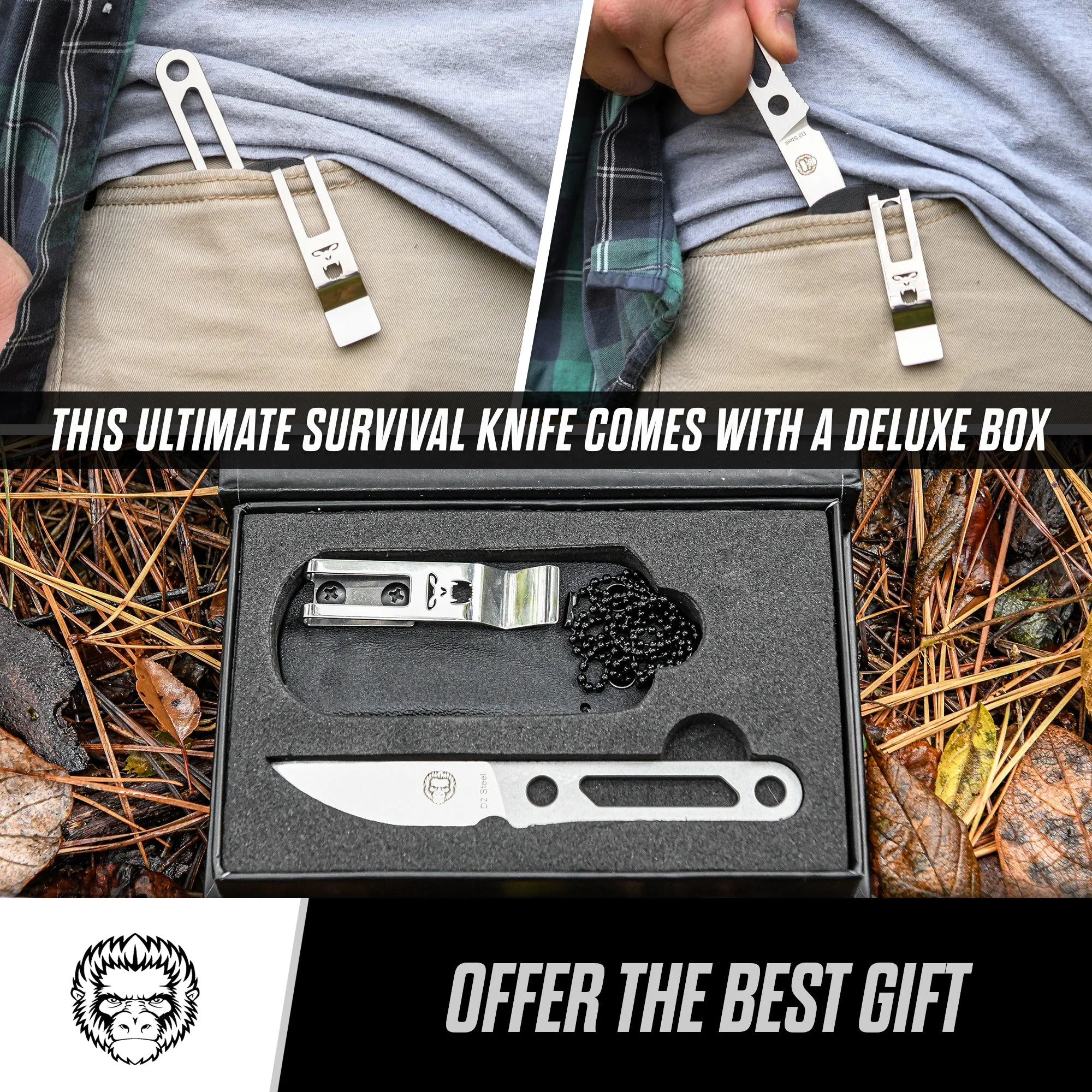 The Scalpel All-Steel Survival Knife Giftset for Outdoors - Image 2
